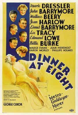 Dinner at Eight Wooden Framed Poster