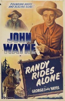 Randy Rides Alone Wooden Framed Poster