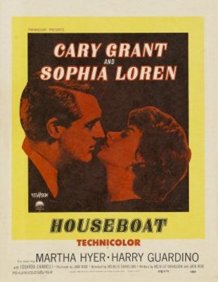 Houseboat Wooden Framed Poster