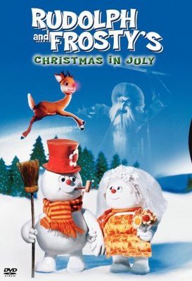 Rudolph and Frosty's Christmas in July Metal Framed Poster