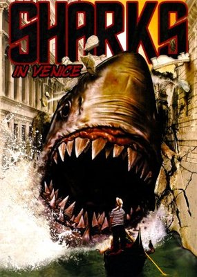 Shark in Venice Poster with Hanger