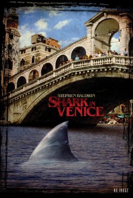 Shark in Venice Poster with Hanger