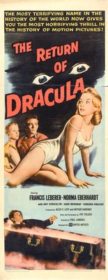 The Return of Dracula Wooden Framed Poster