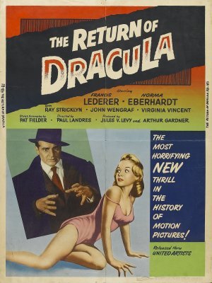The Return of Dracula Canvas Poster