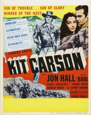 Kit Carson Wooden Framed Poster