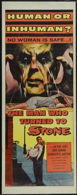 The Man Who Turned to Stone Wooden Framed Poster