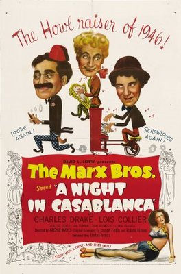 A Night in Casablanca Wooden Framed Poster