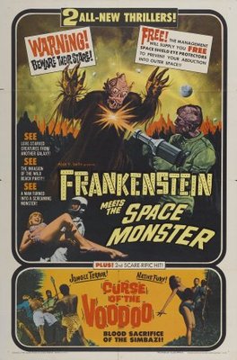 Frankenstein Meets the Spacemonster Canvas Poster