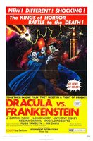 Dracula Vs. Frankenstein Mouse Pad 636126