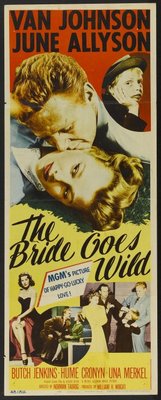 The Bride Goes Wild Canvas Poster