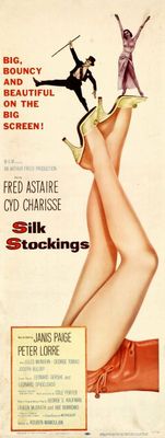Silk Stockings Wooden Framed Poster