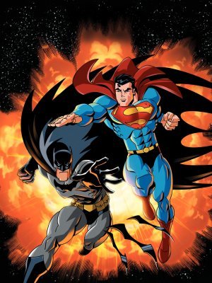 Superman/Batman: Public Enemies mouse pad