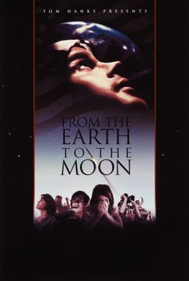 From the Earth to the Moon Wooden Framed Poster