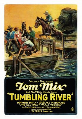 Tumbling River Metal Framed Poster