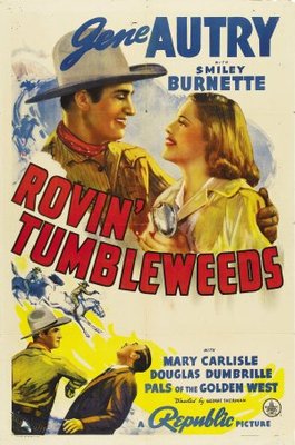 Rovin' Tumbleweeds Wooden Framed Poster