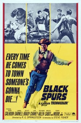 Black Spurs Canvas Poster