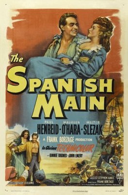 The Spanish Main Wooden Framed Poster