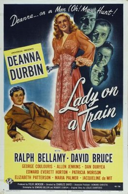 Lady on a Train Metal Framed Poster