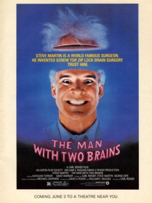 The Man with Two Brains Wood Print