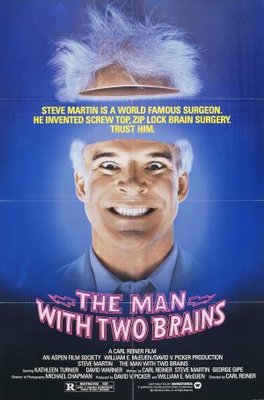 The Man with Two Brains Wood Print