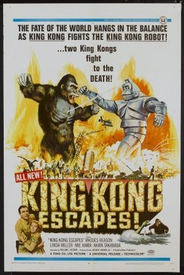 King Kong Escapes Wooden Framed Poster