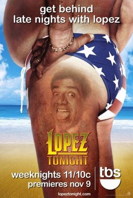 Lopez Tonight Poster with Hanger