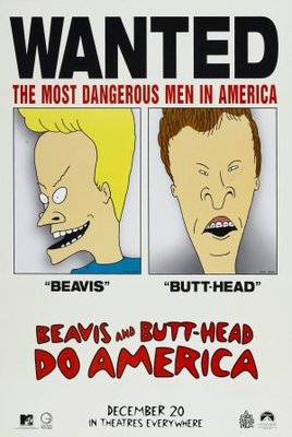 Beavis and Butt-Head Do America Wooden Framed Poster