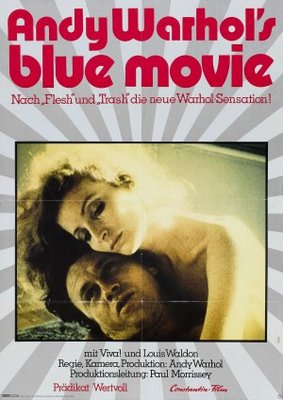 Blue Movie Poster with Hanger