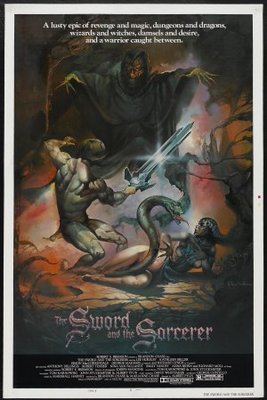 The Sword and the Sorcerer Wooden Framed Poster