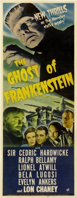 The Ghost of Frankenstein Metal Framed Poster