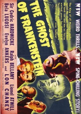 The Ghost of Frankenstein Wooden Framed Poster