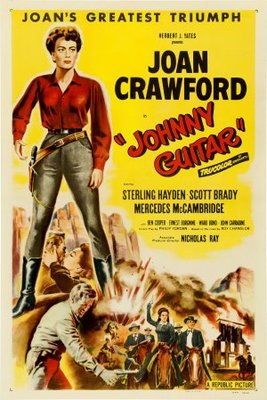 Johnny Guitar Wooden Framed Poster