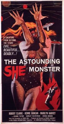 The Astounding She-Monster Wooden Framed Poster