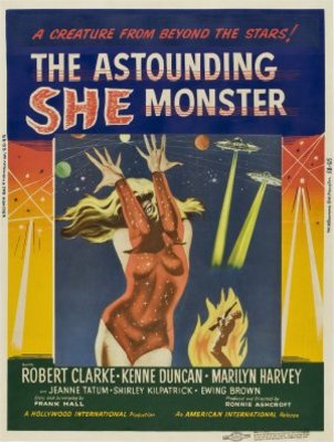 The Astounding She-Monster Poster with Hanger
