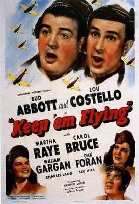 Keep 'Em Flying Wooden Framed Poster