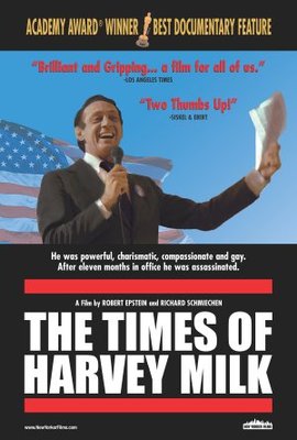 The Times of Harvey Milk Poster with Hanger
