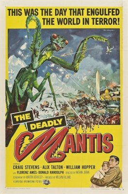 The Deadly Mantis Wooden Framed Poster