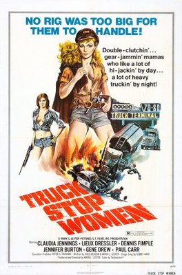 Truck Stop Women Wooden Framed Poster