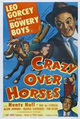 Crazy Over Horses Poster with Hanger