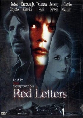 Red Letters Wooden Framed Poster
