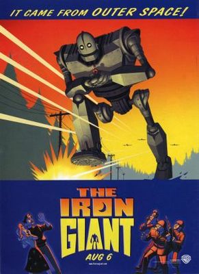 The Iron Giant Metal Framed Poster