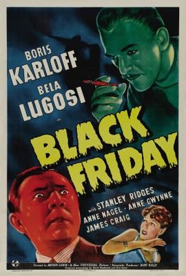 Black Friday Wooden Framed Poster