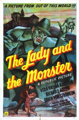 The Lady and the Monster Wood Print