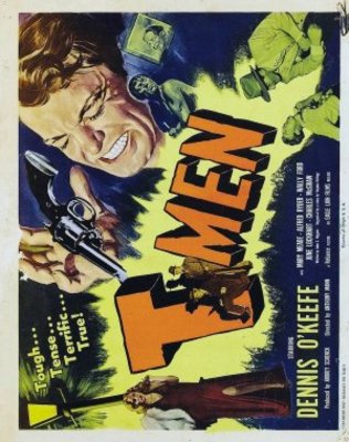 T-Men Wooden Framed Poster