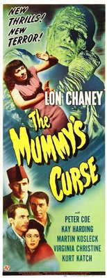 The Mummy's Curse Poster with Hanger