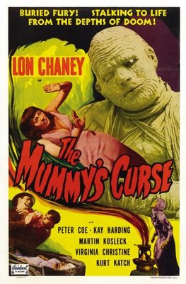 The Mummy's Curse Wooden Framed Poster