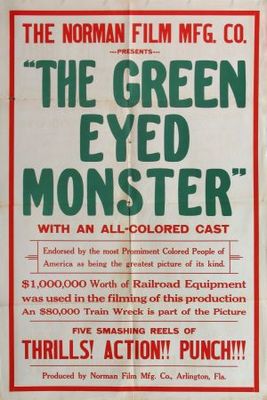 The Green-Eyed Monster Wooden Framed Poster