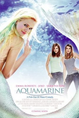 Aquamarine Metal Framed Poster