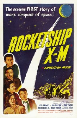 Rocketship X-M Wooden Framed Poster
