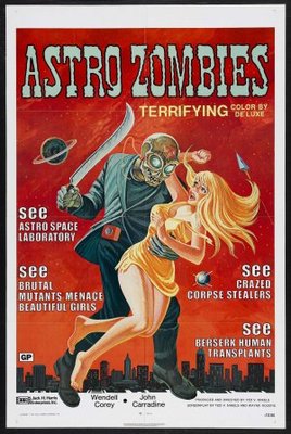 The Astro-Zombies Wooden Framed Poster
